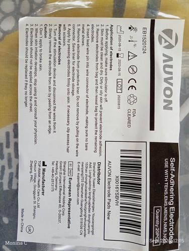 Auvon tens machine pads - tens,